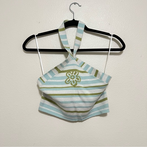 Pacsun La hearts halter crop top - Picture 2 of 3